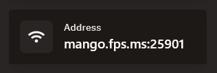 Server Address